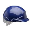 Helm Reflex HDPE normale klep blauw-zilver